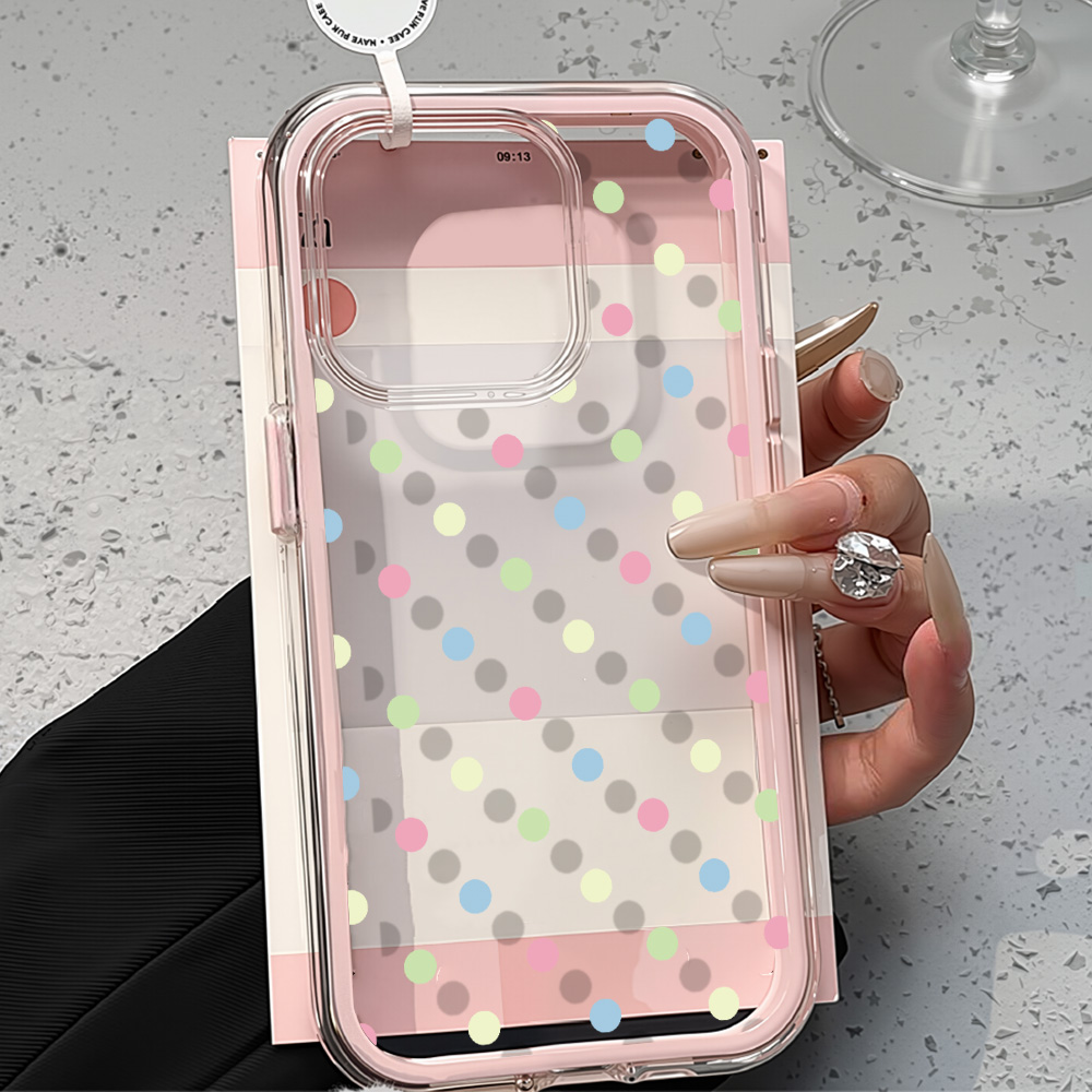 2in1 Ins Red Dot Clear Case Fo - Apple Iphone 15 Pro Max ulasan dan harga
