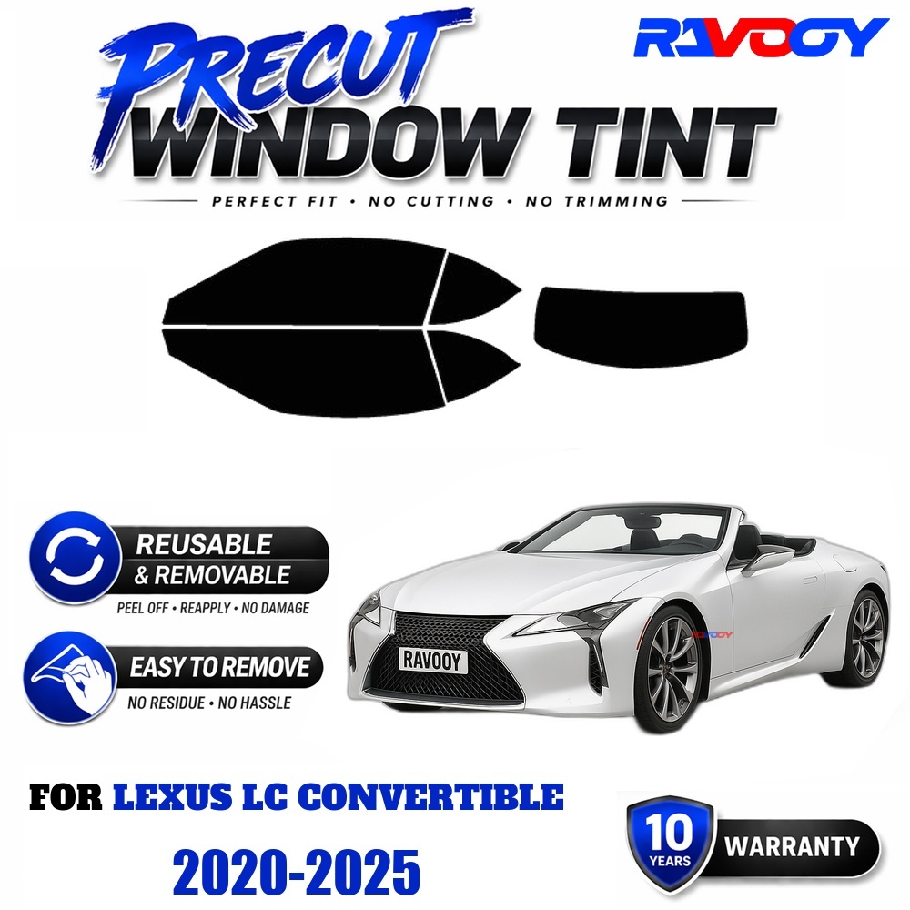 RAVOOY Precut Window Tint, Reu - Air Bubble Remover ulasan dan harga